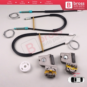 ชุดซ่อมกระจกข้าง BWR412ประตูหน้าขวาสำหรับ9D 607 9U 9222Q0 1999-2010พร้อมตัวเลื่อนโลหะเข็มกลัด - Product Image 3