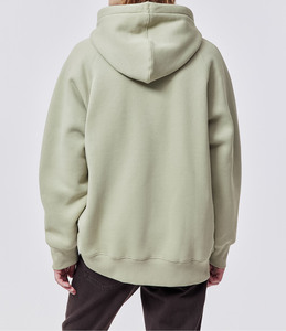 Tissu 100% coton doux et respirant logo personnalisé grande taille prix le moins cher vêtements décontractés pull à capuche uni pour hommes - Product Image 2