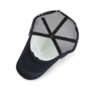 หมวกตาข่าย Trucker ขายส่ง หมวก Snapback สกรีนโลโก้ หมวกกันแดดฤดูร้อน หมวกเบสบอลตาข่ายด้านหลัง - Product Image 4