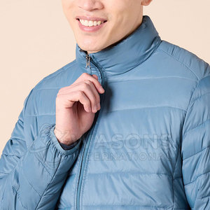 <b>Smart</b> Men Puffer <b>Jacket</b> Stylish Warm Insulated Winter Coat Casual Streetwear Style Outerwear - Product Image 5