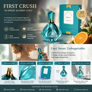 Deold First Crush Splendid Beauty Eau De Toilette 100ml, Profumo Agrumato Fougère Fresco e Duraturo - Product Image 1