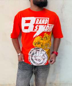 Camiseta Personalizada de Algodón Suvin, Cuello Redondo, Corte Regular, Ajuste Holgado, Informal, Talla Grande para Hombre - Product Image 6