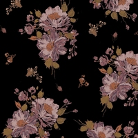 Tela de Poliéster Koshibo Crepé con Estampado Digital de Flores Personalizado para Vestidos de Novia en Canadá y Estados Unidos, Diseño de Tops