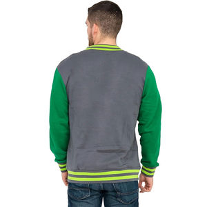 2025 Top Tendance En Gros Chenille Broderie Personnalisé Varsity College Baseball veste pour hommes Bomber Manches En Cuir - Product Image 6