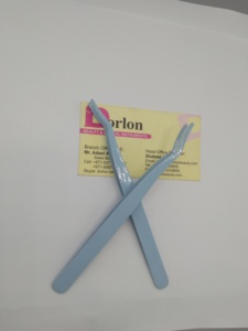 Aplicador de pestañas postizas de acero inoxidable recubierto con logotipo personalizado Aplicador de pestañas de color de calidad sostenible con logotipo personalizado - Product Image 2