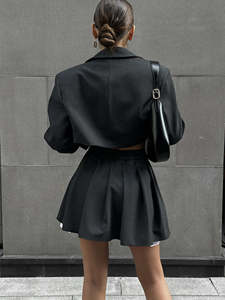 Chaqueta de traje de oficina para mujer, chaqueta de moda ajustada de manga larga, abrigo de negocios, atuendo de moda para damas - Product Image 3