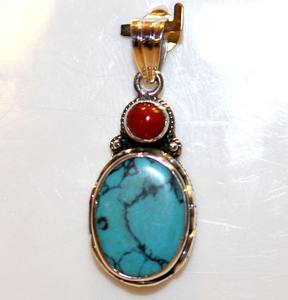 Must-Buy Unisex 925 Sterling Silver Multi-Gemstone Pendant Religious Style Crystal Fashion Charms para Party Nepali Style - Product Image 5