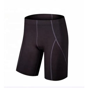 กางเกงวิ่งขาสั้นผู้ชายแบบลำลองมีกระเป๋าบีบอัดกางเกงโพลีเอสเตอร์สำหรับฝึกกีฬา - Product Image 2