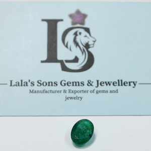 Esmeralda Natural de Zambia de Alta Calidad, 3.30 CT, Piedra de Nacimiento de Mayo, Corte Ovalado, Color Verde Medio, para Fabricación de Anillos y Colgantes - Product Image 4