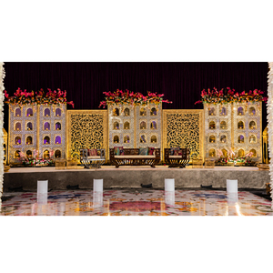 Traditional Moroccan-Inspired Stage Decor <b>Mirror</b> <b>Panels</b> Moroccan Floral <b>Mirror</b> Frame Traditional Arabic <b>Mirror</b> <b>Panel</b> Decorative - Product Image 1