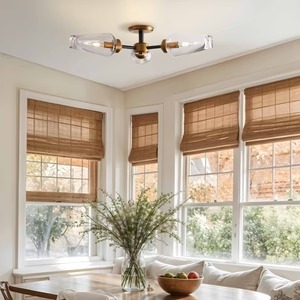 Cadenza Flush Mount Ceiling <b>Light</b> Elegant Modern Sleek Design with <b>LED</b> Soft Ambient Glow for Living Rooms <b>Hallways</b> Bedrooms - Product Image 3