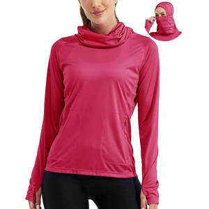 100% Polyester Custom <b>Long</b> Sleeve Hoodie <b>T</b> <b>Shirts</b> Running <b>Shirt</b> <b>Ladies</b> Gym Wear Sports Top Sports <b>T</b>-<b>shirt</b> Hoody Women - Product Image 2