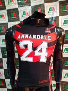 Camiseta de fútbol americano personalizada sin mangas para hombres y mujeres, pantalones cortos para practicar ropa para adultos jóvenes, jugador de sublimación XXL - Product Image 2