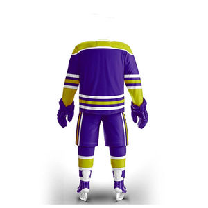 Prix de gros, meilleurs ensembles de maillots et pantalons de hockey sur glace, qualité supérieure, service OEM, fabrication en usine, logo de couleur personnalisé - Product Image 3