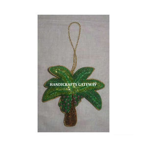 Beautiful Classic Design With Festivals And Celebrations Party <b>Hanging</b> <b>Ornaments</b> Handmade Zari Embroidery Christmas <b>Ornaments</b> - Product Image 1
