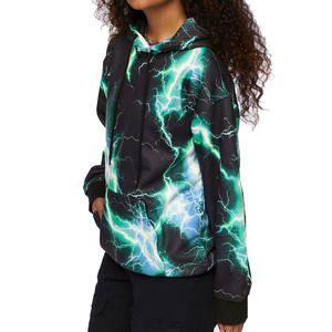 เสื้อฮู้ดดี้ผู้หญิงไซส์ใหญ่ สไตล์ลำลอง แขนยาว ผ้าฝ้าย 100% พิมพ์ลายแบบซับลิเมชั่น ขายดี พร้อมโลโก้ด้านหน้า - Product Image 3