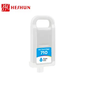 Heshun 700 מ""ל/חתיכה Pfi 710 מחסנית דיו חד פעמית למילוי חוזר למדפסת קנון Tx2000 Tx3000 Tx4000