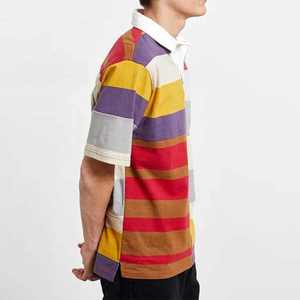 Alta calidad Hombres 100% Algodón Manga corta Casual Hombres Polo Camisa Tallas grandes Slim Fit Polos - Product Image 3