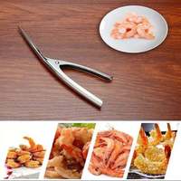 Outil multifonctionnel pour fruits de mer en acier inoxydable, éplucheur de crevettes DIY avec pointe lisse pour un retrait facile des coquilles, OEM disponible