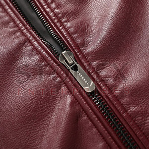 Wholesale Genuine Leather <b>Jacket</b> Men's Fashion Motorcycle Biker <b>Jacket</b> Premium Quality OEM Manufacturing Service - Product Image 4