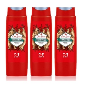 Old Spice Bearglove 2 en 1 Gel de ducha + Champú 250ml Hidratante a base de aceite Anticaspa Refrescante para adultos Uso en el hogar - Product Image 6
