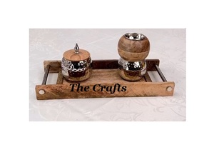 Juego de Tres Quemadores de Incienso Mabkhara de Forma Cuadrada en Color Blanco Madera, Quemador de Incienso Mubkhar Bakhoor para Bodas - Product Image 6