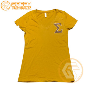 Camiseta de mujer Sigma Gamma Rho hecha a medida, ropa de hermandad, Jersey de algodón, camiseta transpirable de alta calidad, ropa griega para mujer - Product Image 5