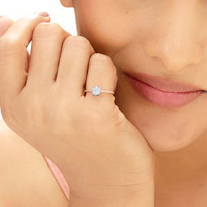 Bague décontractée en diamant avec pierres incrustées - Product Image 2