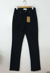 Haute qualité coupe régulière grande taille femmes jeans décontractés mode été pantalon avec taille moyenne avant plat empilé techniques lavées - Product Image 5