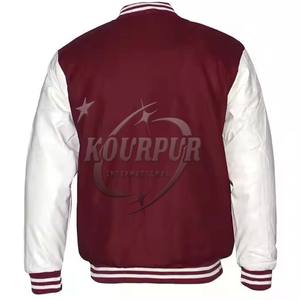 2025 veste universitaire unisexe de Style collège personnalisable 100% coton support de couture de qualité supérieure pour les commandes en gros d'hiver - Product Image 4