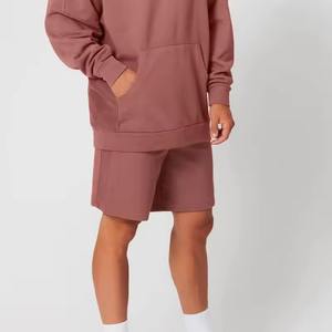 Pantalones cortos deportivos de lana para hombre, pantalones cortos de Jogger de algodón orgánico, pantalones cortos personalizados para hombre, pantalones cortos sostenibles para hombre - Product Image 3