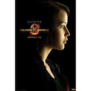 Póster moderno de Katniss de Los Juegos del Hambre para decoración de pared - Product Image 1