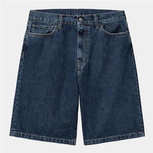 Shorts en jean vintage pour hommes, séchage rapide, coton respirant, délavé foncé, anti-rides, respectueux de l'environnement, vente en gros - Product Image 6