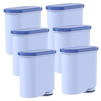Pengganti Filter Mesin Kopi A-qua Clean Home 6-pack, Filter Air Biru untuk Mesin Kopi, Kartrid Pengganti