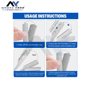 Navaja de Afeitar Recta para Barbería, Afeitadora Plegable para el Cabello Facial, Cuchillas para Hombres y Mujeres para Afeitados Suaves y Precisos con Estilo de Salón - Product Image 5