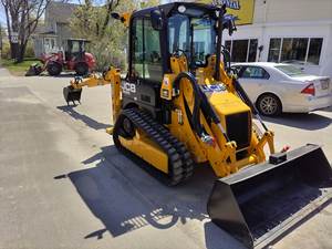 รถตักแบคโฮขนาดเล็ก 2.5 ตัน ยี่ห้อ JCB |   รถขุดขนาดเล็ก JCB 1CXT รถตักดินสำหรับงานก่อสร้าง |   รถตักล้อยางไฮดรอลิก JCB พร้อมหัวเจาะ - Product Image 5