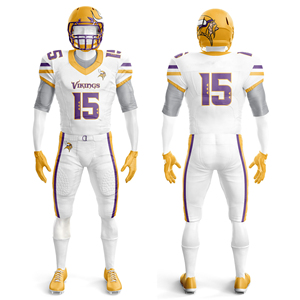 Conjuntos de uniformes de fútbol americano cortos de primera calidad Suministro directo de fábrica Pantalones de camisetas sublimadas elásticos transpirables para equipos - Product Image 1