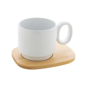 Tazza Personalizzata in Ceramica e Bambù Cusco, Gadget Promozionale Personalizzabile - Product Image 1