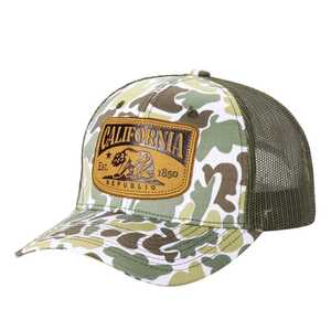 Cappello da pesca in cotone di flanella in velluto personalizzabile con stampa formale di Performance aziendale con immagine in California - Product Image 1