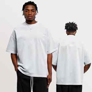 เสื้อยืดผู้ชายแบบกำหนดเองคุณภาพสูงผ้าคอตตอน100% ดีไซน์ธรรมดาสำหรับฤดูร้อน - Product Image 1