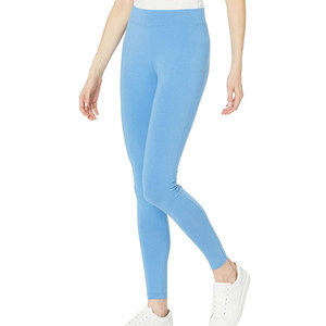 Hot Sale Latest Style Women <b>Legging</b> High Waist Breathable 100% Cotton Yoga Wear Comfortable Low MOQ - Product Image 2