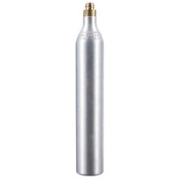 Cilindro de CO2 de Aluminio de 0.6L y 0.8kg para Máquina de Soda, Tanque Carbonatador Portátil de Grado Alimenticio, 3000psi, Presión Ajustable, Doble Disco de Expulsión, CE