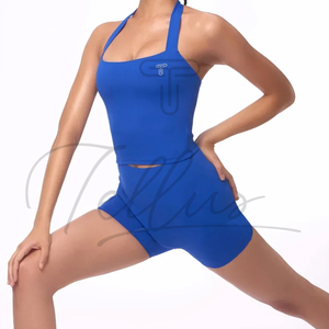 Camiseta Deportiva de Yoga para Mujer, Precio de Fábrica, Servicios OEM, Transpirable, Sin Mangas, Formal, Tejida a Crochet - Product Image 5