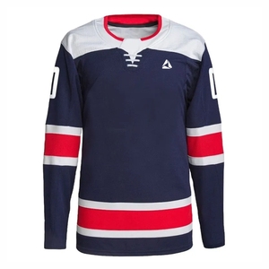 Maillot de hockey sur glace de haute qualité, design personnalisé et gratuit, service OEM, vêtements de sport pour adultes - Product Image 1