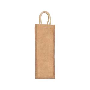 Jute Non-<b>Printed</b> Wine Gift Bags - Product Image 1