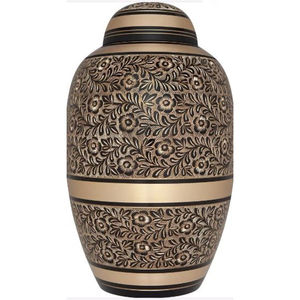 Urnas de cremación de diseño fantástico con acabado de níquel para Uso en adultos Cenizas humanas Accesorios funerarios Urnas de metal - Product Image 6