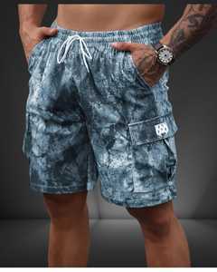 Pantalones cortos de camuflaje para hombre hechos a mano de tela elástica elegante patrón de camuflaje pantalones cortos para hombre - Product Image 4