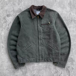 Chaqueta de Trabajo de Invierno Personalizada OEM, Chaqueta de Trabajo de Lona de Pato con Cremallera, Estilo Camionero, Detroit Bomber, para Hombre, Haus Industries - Product Image 1