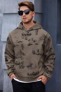 Pakistanais fait personnalisé Sublimation imprimé sweats à capuche prix bon marché confortable hiver 100% coton Vintage polaire unisexe dernier - Product Image 6