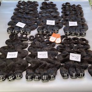 Venta al por mayor 100% Extensiones de cabello virgen vietnamita 12A Paquetes de doble dibujado Un donante Cuerpo Onda Cabello Crudo Sin procesar - Product Image 2